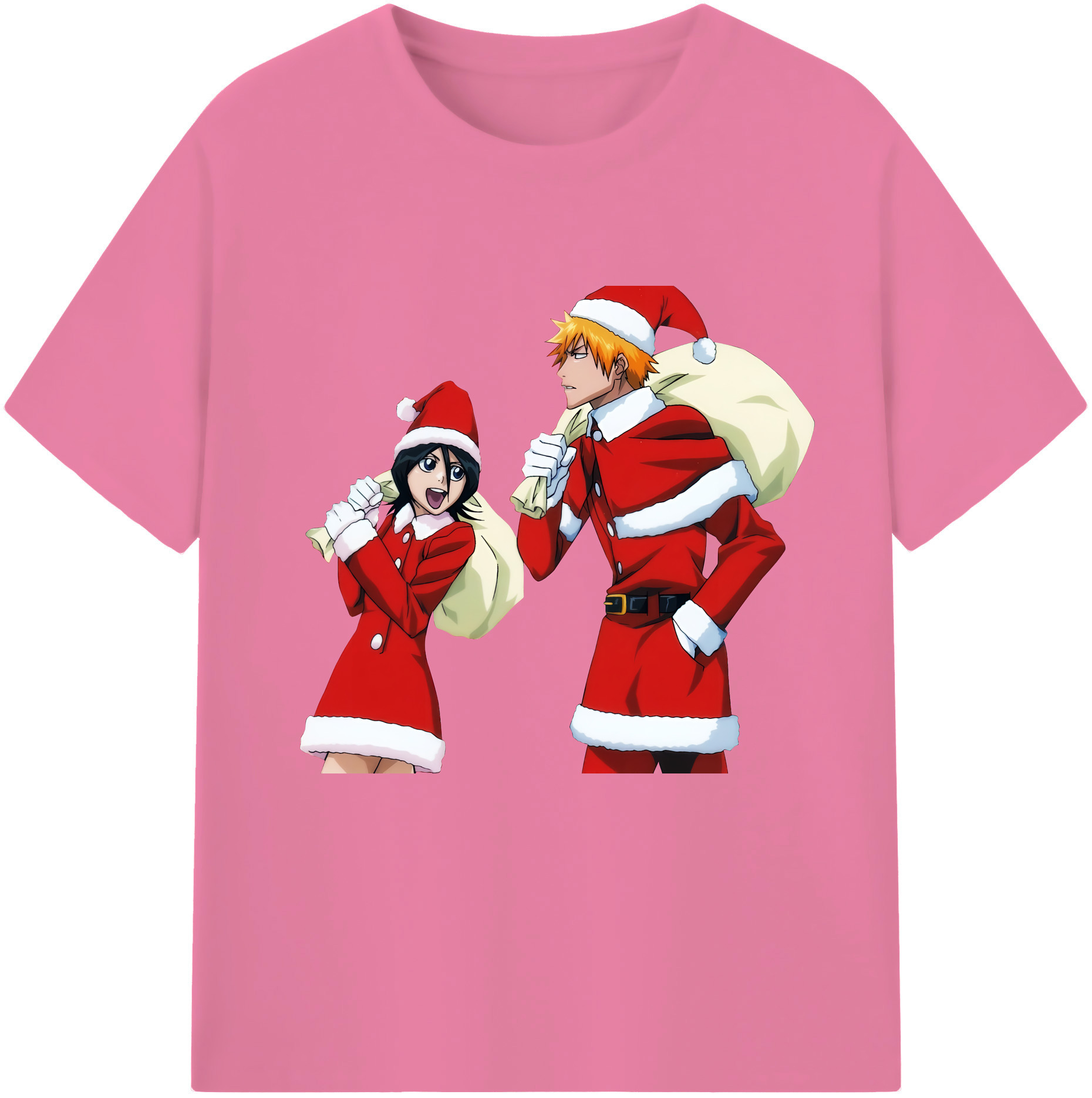 （画像用） ブリーチ 朽木ルキア BLEACH Kuchiki Rukia 綿100％半袖Tシャツ（フロントプリント）